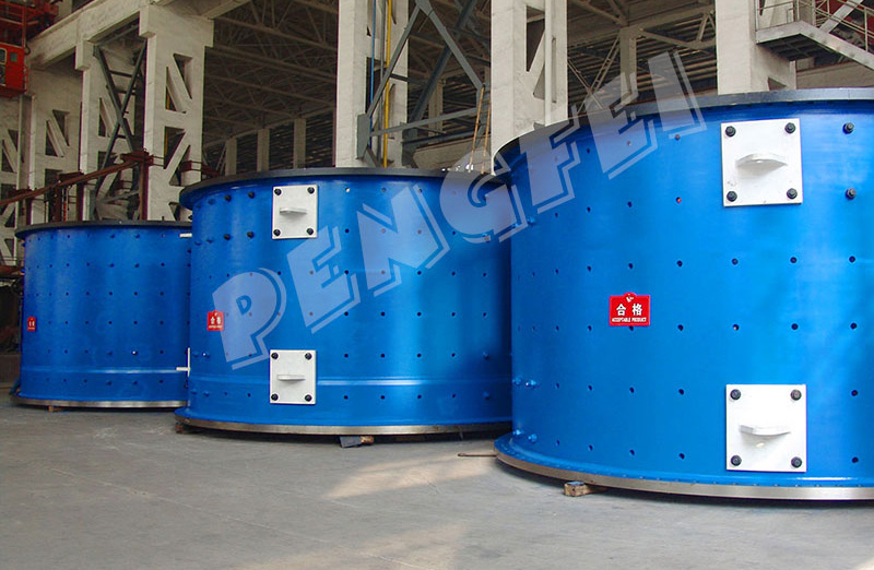φ5.8×8.7m湿法溢流型矿用球磨机